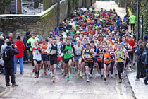 Start of the Saltwell 10k Road Race